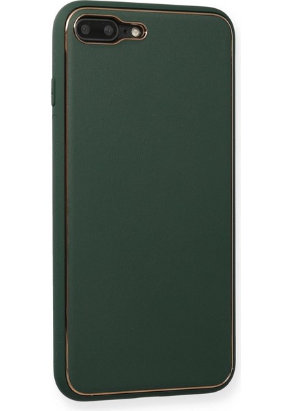 Iphone 8 Kılıf Coco Deri Silikon Kapak - Yeşil fiyatları