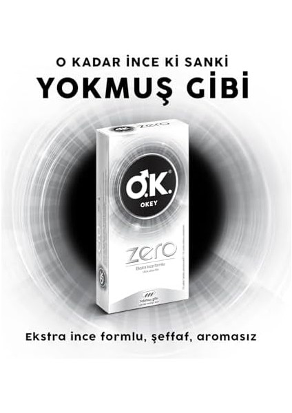 Okey Zero Prezervatif 10 Adet modelleri