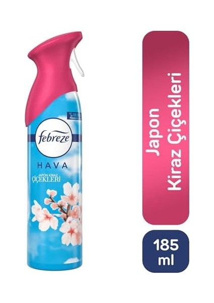 Febreze Hava Ferahlatıcı Sprey Oda Kokusu Japon Kiraz Çiçekleri 185 ml
