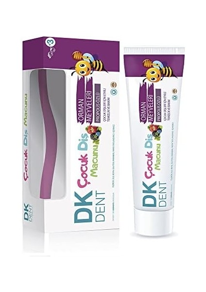 Dermokil Dk Dent Diş Macunu 50ML Çocuk Orm.mey.+Fırça