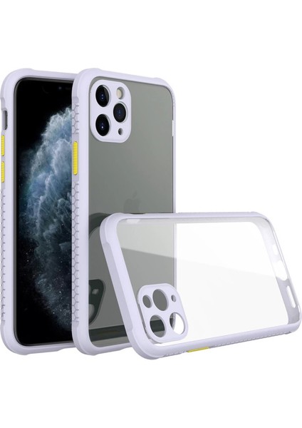 Iphone 11 Kılıf Miami Şeffaf Silikon - Lila