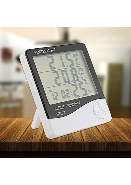 Masaüstü Iç - Dış Mekan Dijital Termometre Nem Ölçer Higrometre (4940) modelleri