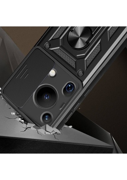 Huaweii Pura 70 Ultra 5g Kılıf Magnetik Standlı Kamera Korumalı Sürgülü Kapak fiyatları