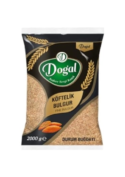 Doğal Bakliyat Köftelik Bulgur 2 kg