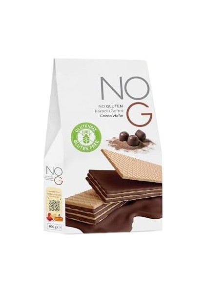 Nog No Gluten 100 gr Kakaolu Gofret