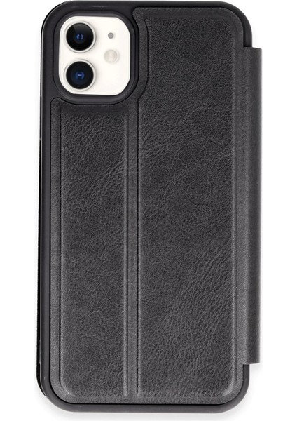 Iphone 11 Kılıf Flip Cover - Siyah