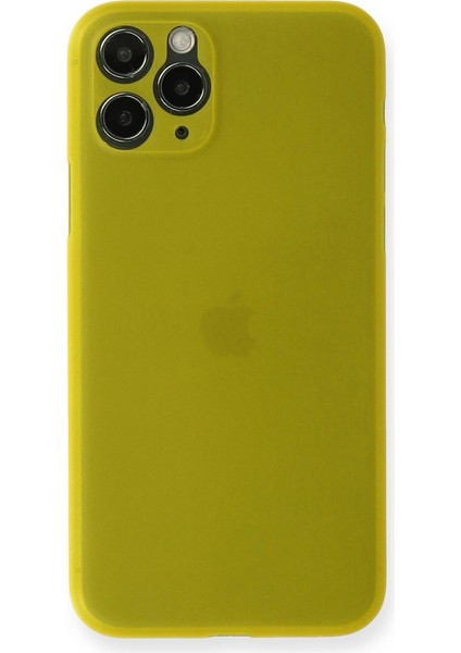 Iphone 11 Kılıf Pp Ince Kapak - Sarı