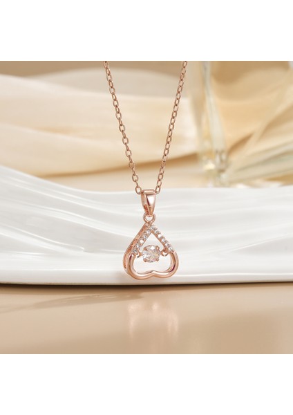 Yeni Titanyum Çelik Renk Kaybetmez Ruh Kolye Kadın Mizaç Basit Şanslı Çim Köprücük Kemiği Zinciri Niş Tasarım Kolye Takı (Yurt Dışından)