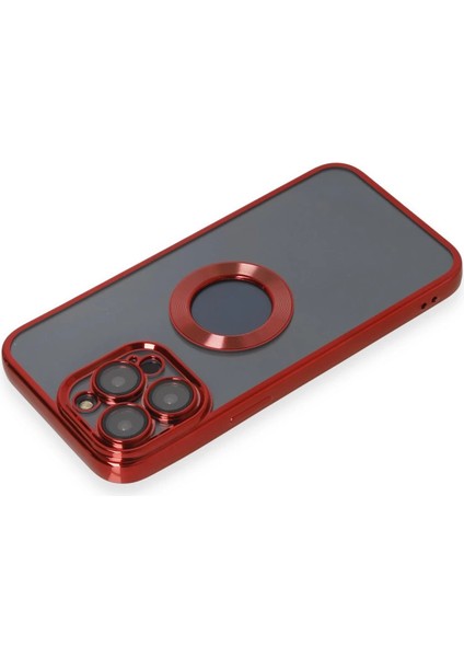 Iphone 14 Kılıf Slot Silikon - Kırmızı modelleri