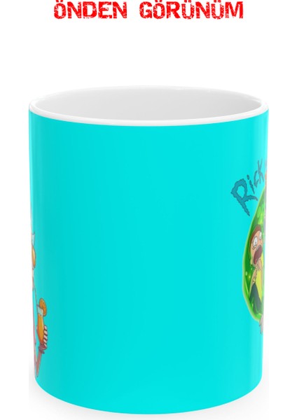'rick And Morty' Baskılı Canlı Renkli Porselen Kupa Bardak fırsatları