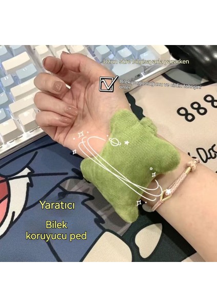 Masaüstü Fare Altlığı, Küçük Yastık, Esnek Bilek Destekli (Yurt Dışından) indirimleri