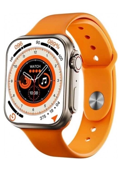 Gs Ultra 8 Max 45MM Kordon Kilitli Watch 8 Ultra 2.08 Ekran Akıllı Saat - Konuşma Özellikli