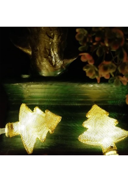 Metal Örgülü Çam Ağacı Şeklinde Günışığı Şerit LED Işık Zinciri (4940) indirimleri