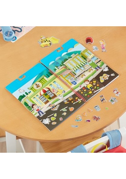 & Doug Paw Patrol Yeniden Kullanılabilir Çıkartma Defteri - Koyu fiyatları