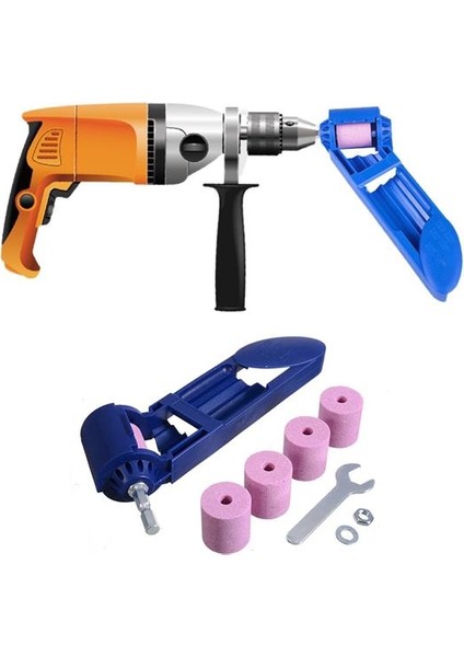 Taşınabilir Kullanımı Kolay Hafif Matkap Ucu Bileyici Matkap Ucu Bileme Keskinleştirme Aparatı fırsatları