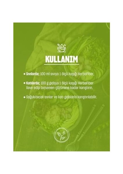 Talya Herbafiber Bitkisel Kökenli Lif Kaynağı, Prebiyotik, 60 gr modelleri