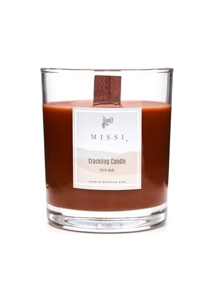 Fitilli Kokulu Craklıng Vegan Mum (Çıtırtılı) fiyatları