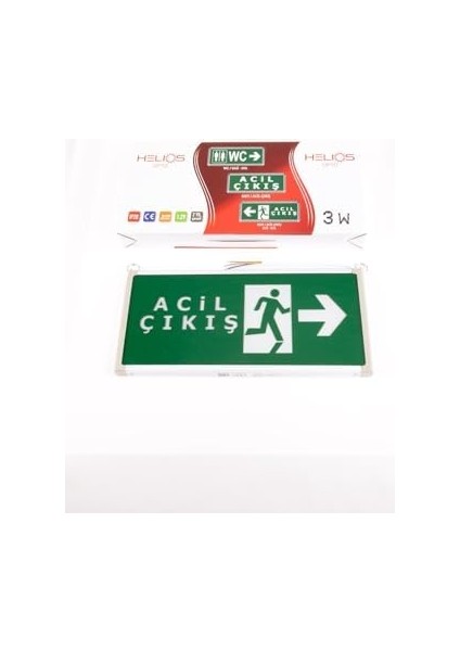 Opto 3W Çıkış-Exit LED - 2 Adet (Acil Çıkış Sağ-Sol) Hs 4605 fiyatları