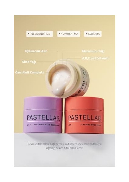 Pastel Pastellab. Lip Sleeping Mask - Dudak Bakım Maskesi Vanilla 10 gr modelleri
