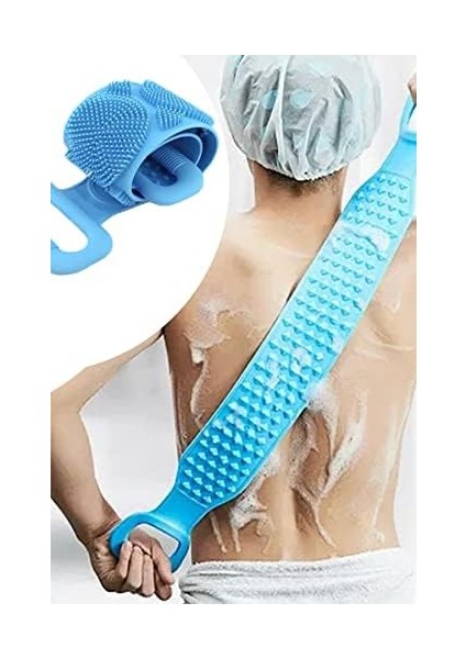 Mobee Çift Taraflı Banyo Sırt Kesesi 60 cm fiyatları