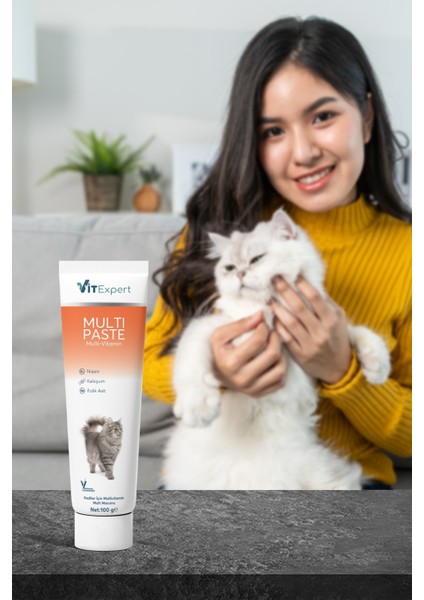 Multi Paste Tüm Kediler Için Multi Vitamin Tüy Sağlığı Destekleyici Malt Macun 100 gr indirimleri