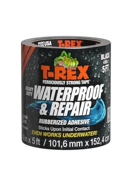 Rex Su Geçirmez Yapışkan, 101 mm x 1,52 Cm, R Teknolojisi, Su Etki Eden Güçlü Bir Yapışkan, Sızıntıları Kapatır ve Onarır fiyatları