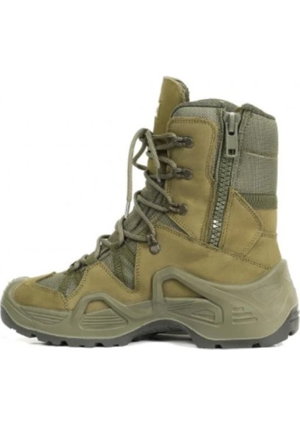 M1491 Fermuarlı Haki Renk Askeri Bot modelleri