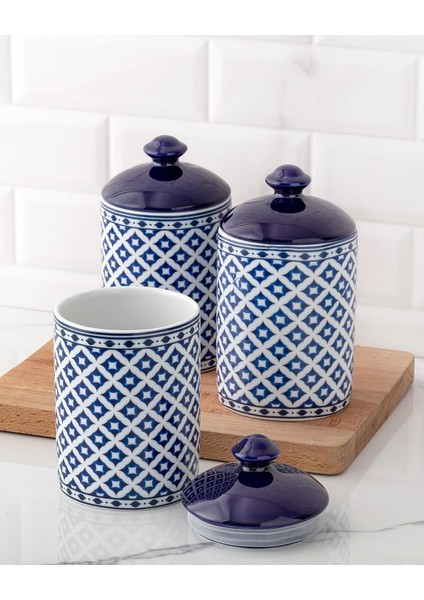 Coco Dames 3'lü Seti, Mavi & Beyaz