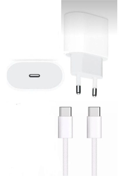 Iphone 15 16 Pro Promax Şarj Aleti 35W Kablo Type C To Type C Şarj Data Kablo