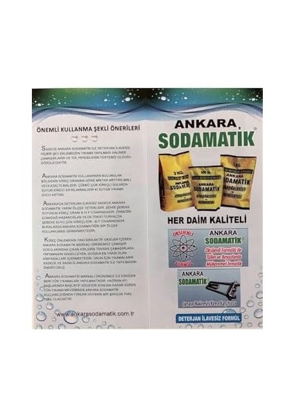 Ankara Sodamatik Tül Beyazlatıcı 500 gr