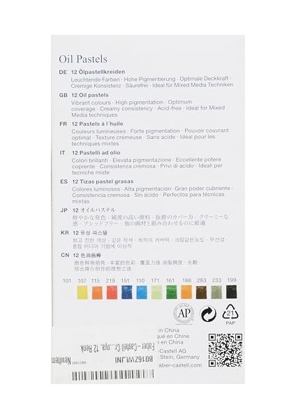 Studio Yağlı Pastel, 12 Renk fiyatları