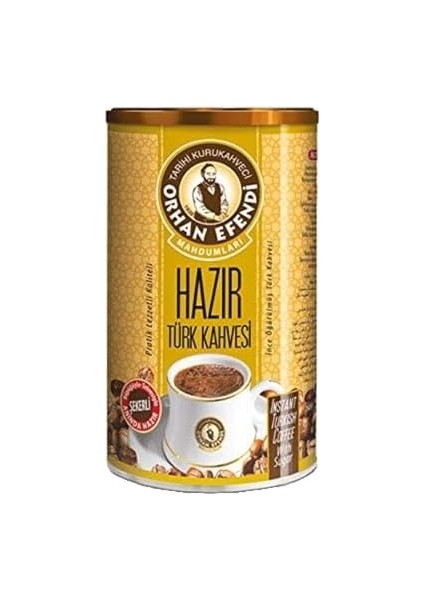 Altıncezve Orhan Efendi Hazır Türk Kahvesi Şekerli Teneke 500 gr