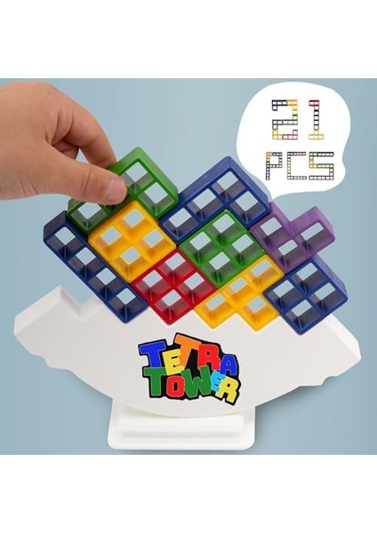 Tower Kule Denge Oyunu, 21 Parça Kule Oyun Seti, Kule Denge Oyunu fiyatları