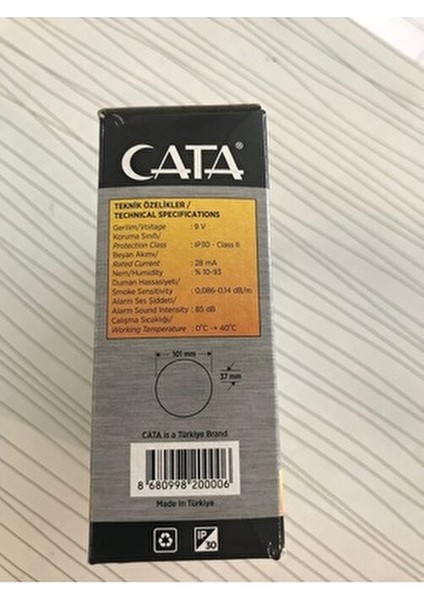 CT-9451 Pilli Duman Dedektörü