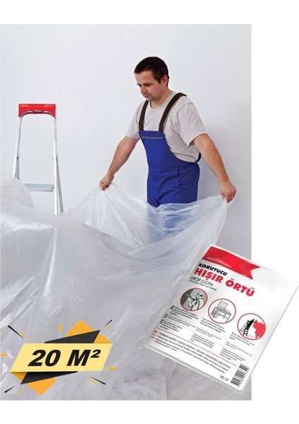 Hışır Örtü Eşya Zemin Koruma 20 M² (4x5 Metre)