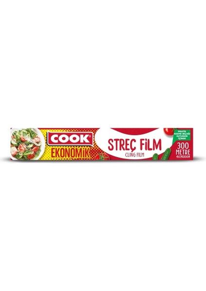 Cook Edt Streç Film Pe Sarı 45CM x 300M