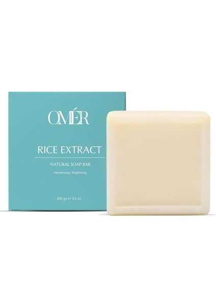 Omer Pirinç Sütü Sabunu Aydınlatıcı Sabun 100 gr 1 Adet Kadın Yüz Peelingi | Yaşlanma Karşıtı Akne Sivilce | Doğal Katı Yüz Sabunu | Yüz Bakımı, Duş Barı Yüz Maskesi modelleri