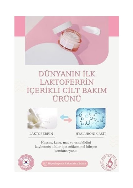 Hyalferrin Biogen Sinyal Kremi | 50 ml | Yüz Kremi | Cilt Bariyeri Oluştucu Etki | Dünyanın Ilk Cilt Için Optimize Edilmiş Laktoferrini