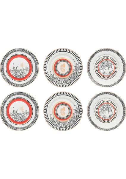 Art Maggey 20 cm 6'lı Tabak Seti