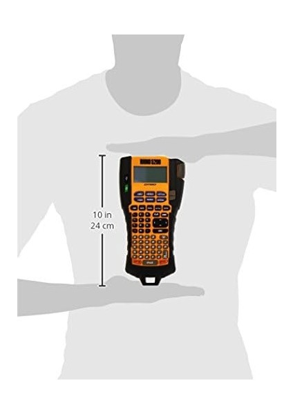 5200, Elde Taşınır Endüstriyel Etiketleme Makinesi (6/9/12/19 mm Rhino Şeritlerle Uyumlu Kullanım) - S0841480 modelleri