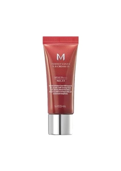 Mıssha Mükemmel Kapatıcılık Sunan Çok Fonksiyonlu M Perfect Cover Bb Krem Ex SPF42 Pa No.23 20 Mililitre modelleri