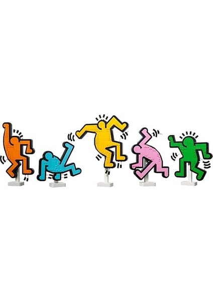 Art Keith Haring – Dans Eden Figürler 31216 - Yetişkinler Için Sergilenebilir Yaratıcı Model Yapım Seti (1773 Parça) modelleri