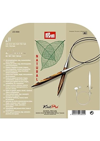 223800 Yuvarlak Örgü Iğnesi Seti 4,0-10,0 mm fiyatları