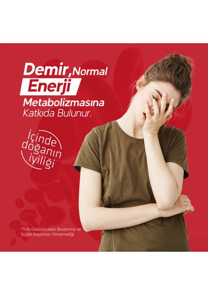 Ferrocel 30 Kapsül Demir Vitamin C ve D3 İçeren Takviye Edici Gıda 600 mg modelleri