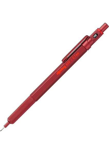 600 Uçlu Metalik Kırmızı 0.7 mm