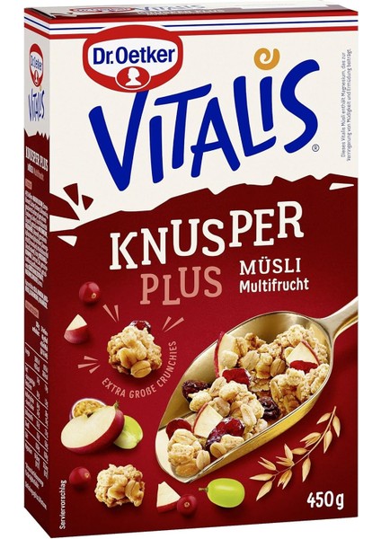 Dr. Oetker Vitalis Multi Meyveli Çıtır Müsli 450 gr