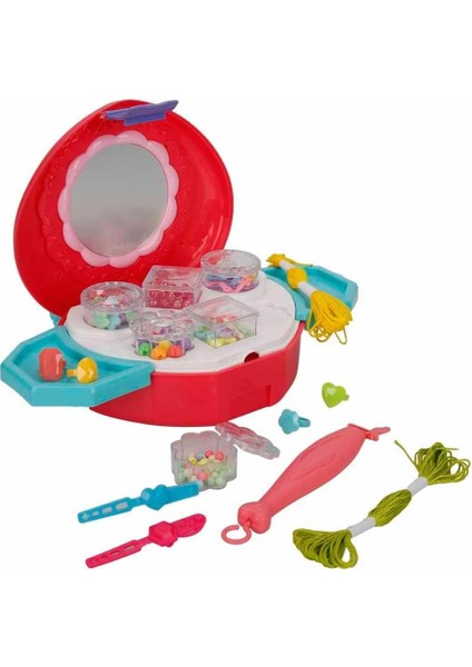 Pinky Hobi Boncuk Yapimi Kulplu Çanta