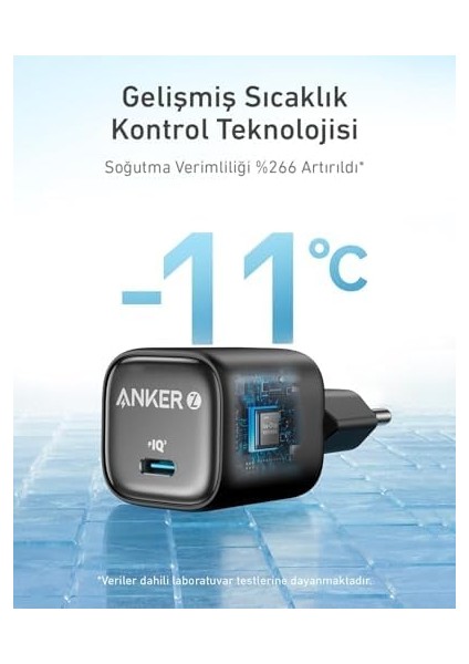 USB C Gan 30W, Pd 3.0 Pps Hızlı Şarj Cihazı Siyah - A2698 modelleri