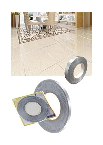 1 cm 50 Metre Gri Arası Dekoratif Renkli Dekor Su Geçirmez Sızdırmaz 1420 fiyatları