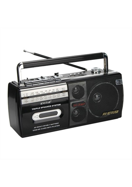M-70BT Müzik Seti Kasetçalar Fm Radyo USB Mp3 Player Bluetooth Hoparlör